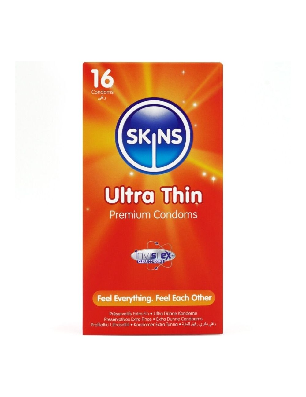 SKINS - PRESERVATIVI ULTRA SOTTILI PREMIUM CONFEZIONE DA 16 SKINS - PRESERVATIVI ULTRA SOTTILI PREMIUM CONFEZIONE DA 16