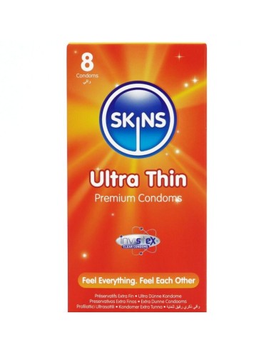 SKINS - PRESERVATIVI ULTRA SOTTILI PREMIUM CONFEZIONE DA 8