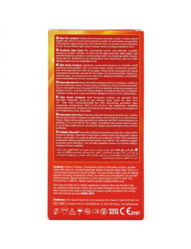 SKINS - PRESERVATIVI ULTRA SOTTILI PREMIUM CONFEZIONE DA 8