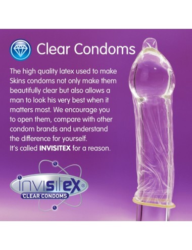 SKINS - PRESERVATIVI EXTRA LARGE PREMIUM CONFEZIONE DA 4