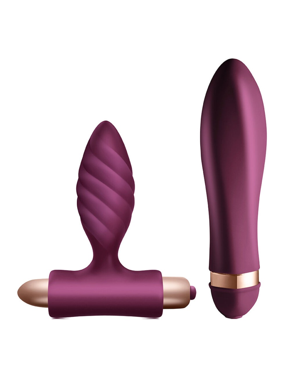CLIMAXIMUM - DESIRE KIT VIBRATORE TWISTED + PLUG ANALE CLIMAXIMUM - DESIRE KIT VIBRATORE TWISTED + PLUG ANALE
