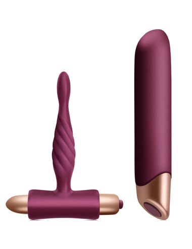 CLIMAXIMUM - KIT RAPTURE VIBRATORE CLASSICO + PLUG ANALE PER PRINCIPIANTI
