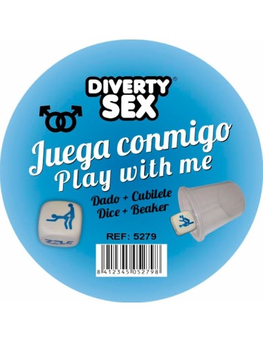 DIABLO PICANTE - DADI BIANCHI DURI CON POSIZIONI DEGLI UOMINI E CUBO