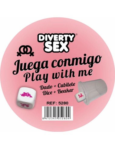 DIABLO PICANTE - DADI BIANCHI DURI CON POSIZIONI DELLA DONNA E CUBO