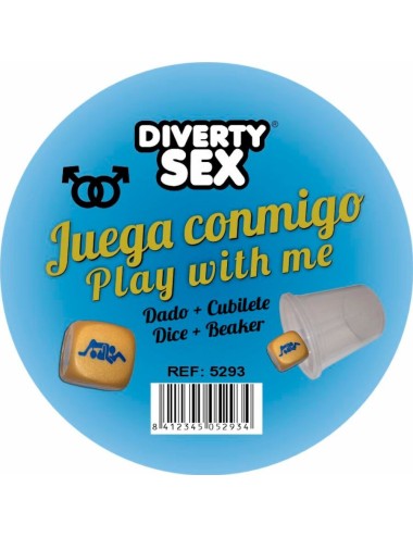 DIABLO PICANTE - DADI DORATI CON POSIZIONI UOMINI E CUBO