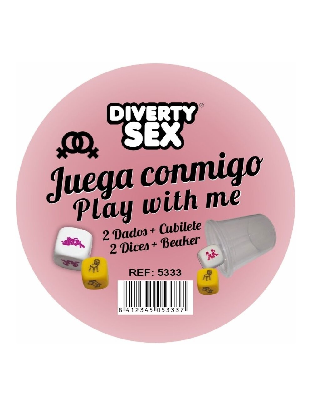 DIABLO PICANTE - GIOCO DI DADI POSIZIONE + POSIZIONI PER DONNE CON COPPA