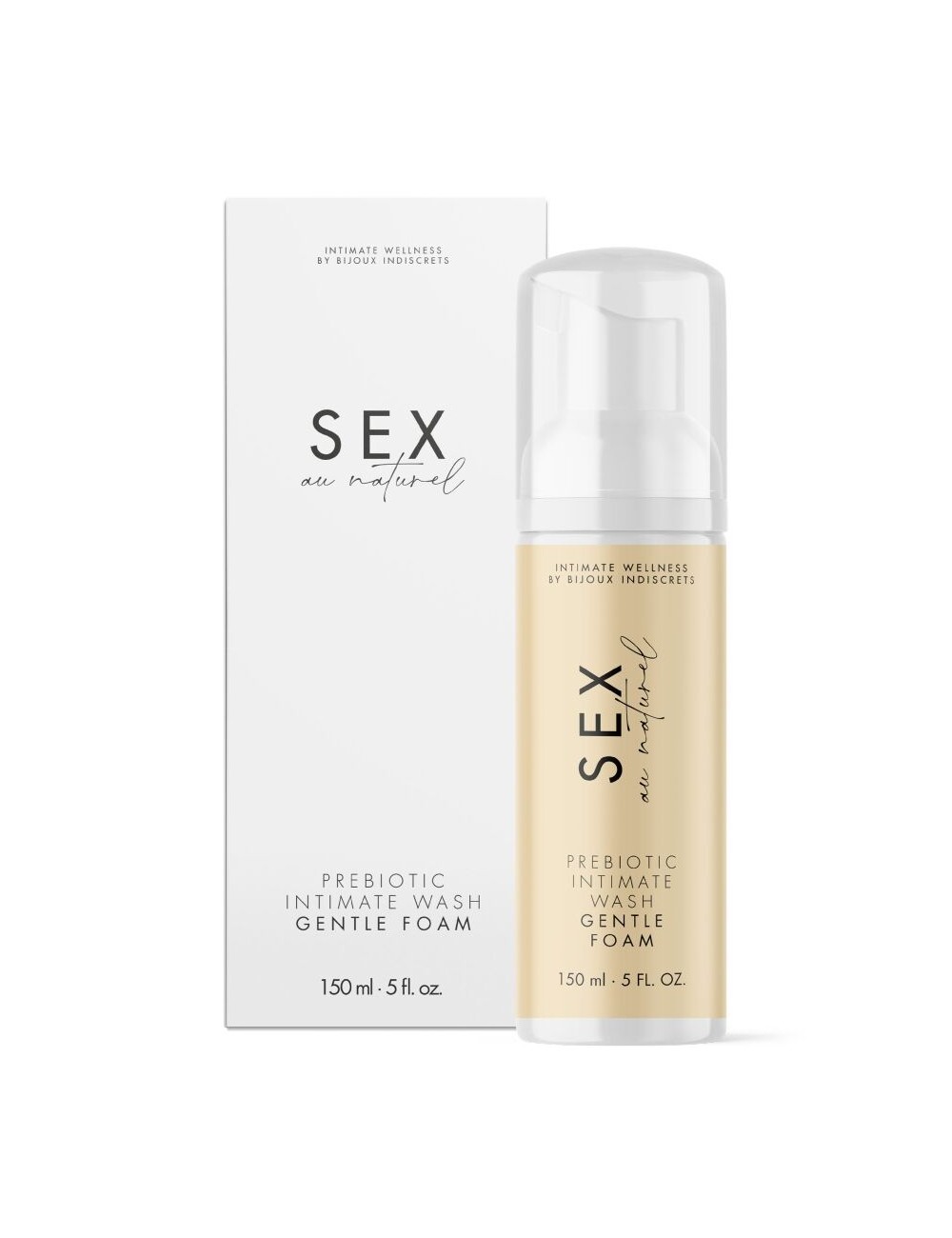 BIJOUX INDISCRETS - SEX AU NATUREL GEL INTIMO PREBIOTICO CON SCHIUMA 150 ML