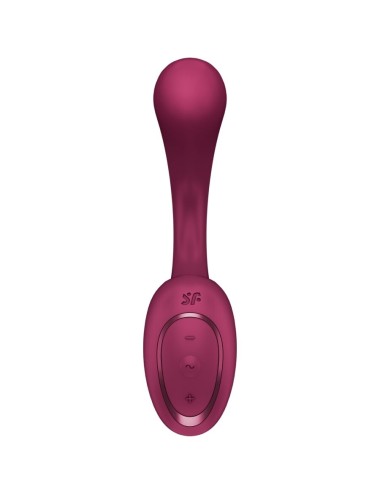 SATISFYER - G PER DEA 2 VIBRATORE CONIGLIO BOTTIGLIA BORDEAUX