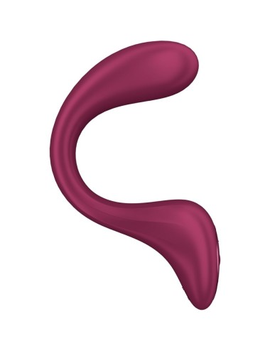 SATISFYER - G PER DEA 2 VIBRATORE CONIGLIO BOTTIGLIA BORDEAUX