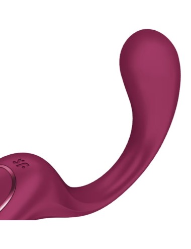 SATISFYER - G PER DEA 2 VIBRATORE CONIGLIO BOTTIGLIA BORDEAUX