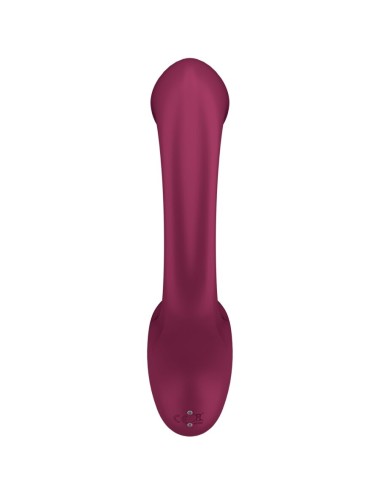 SATISFYER - G PER DEA 2 VIBRATORE CONIGLIO BOTTIGLIA BORDEAUX