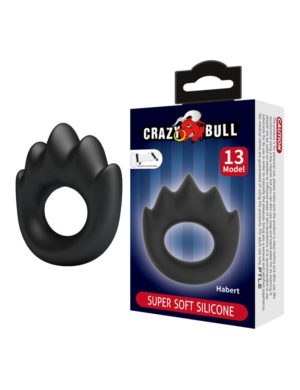 CRAZY BULL - HABERT ANELLO IN SILICONE MODELLO 13