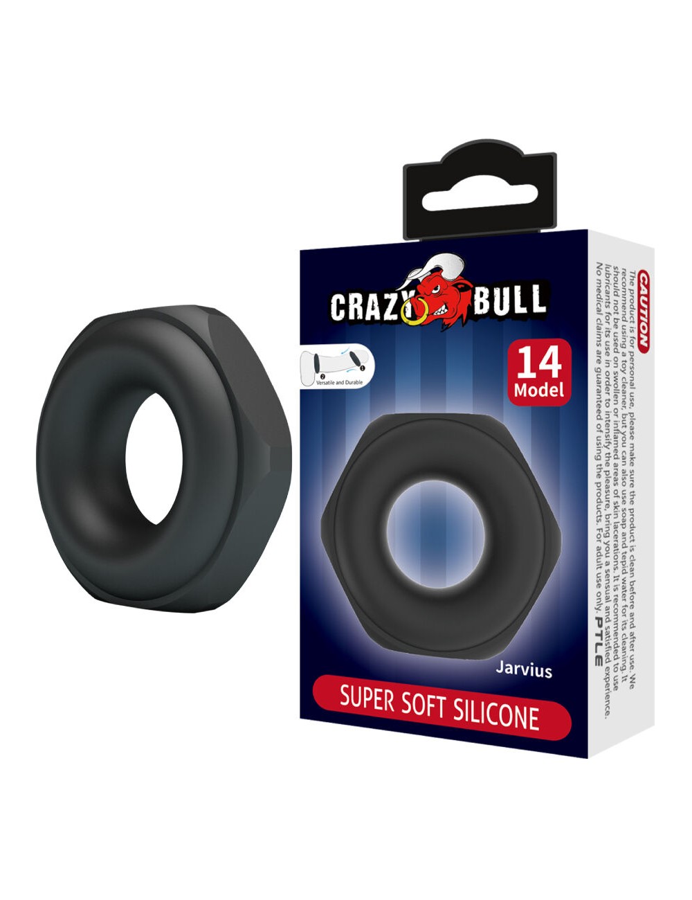 CRAZY BULL - ANELLO IN SILICONE JARVIUS MODELLO 14