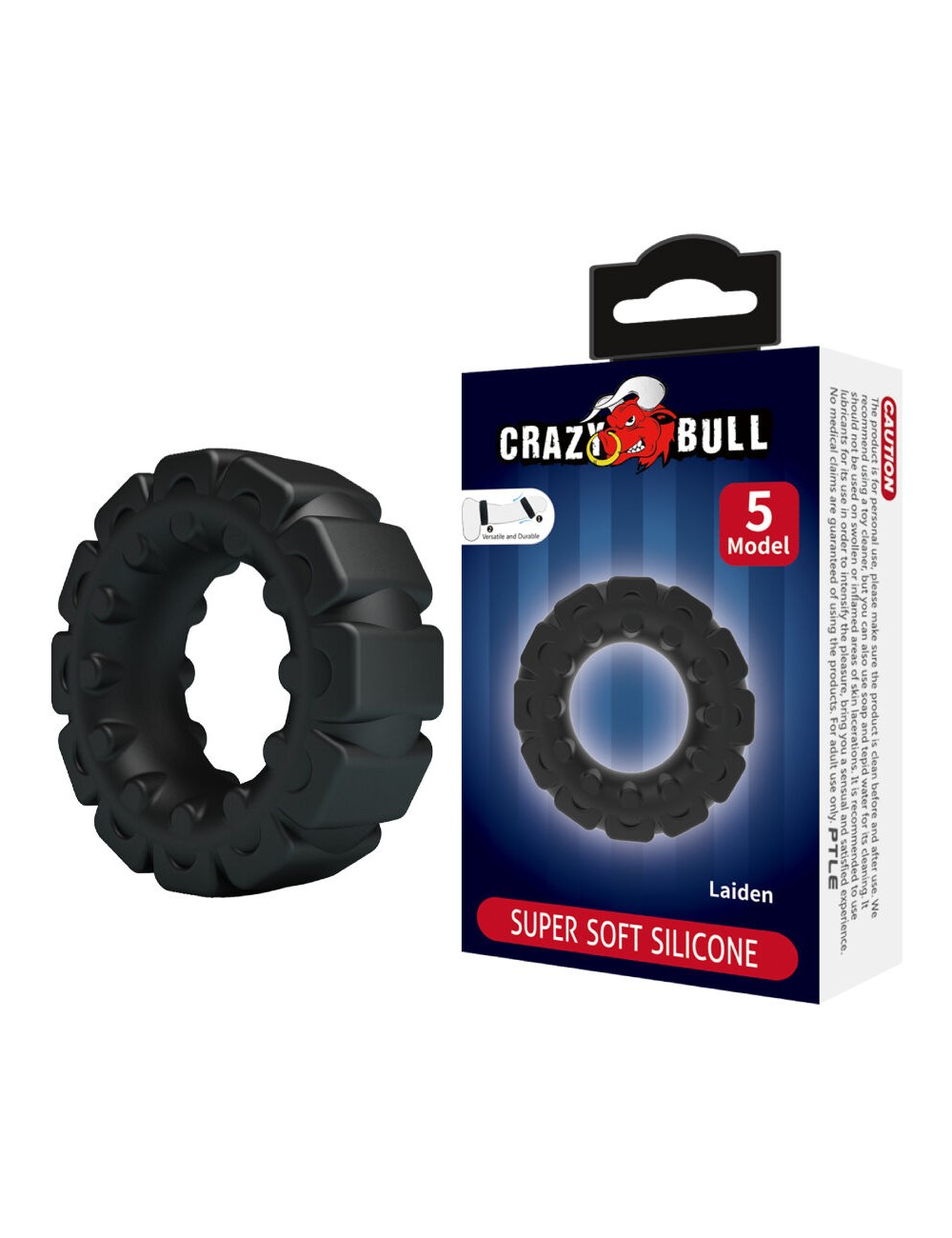 CRAZY BULL - ANELLO IN SILICONE LAIDEN MODELLO 5