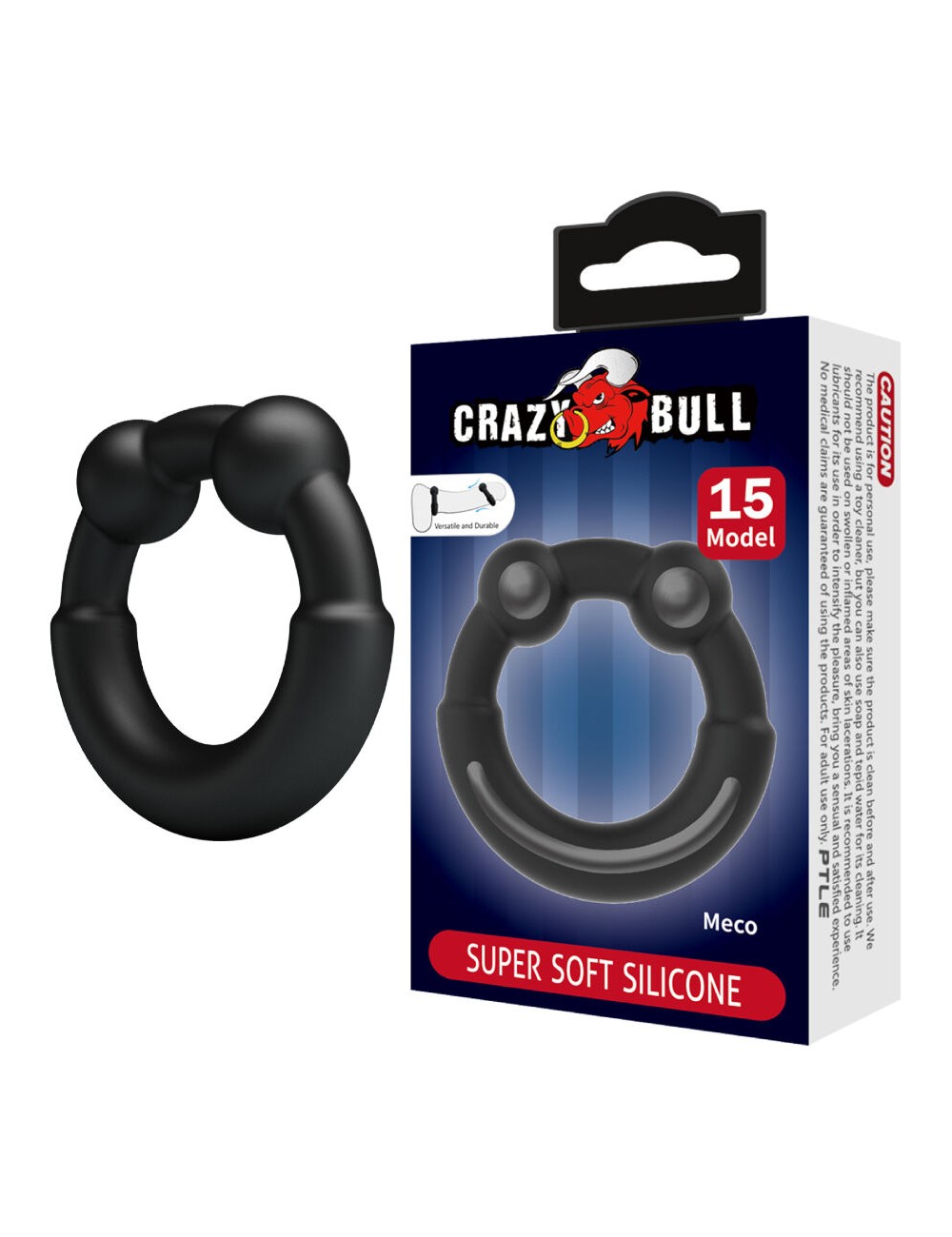 CRAZY BULL - ANELLO IN SILICONE MECO MODELLO 15