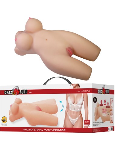 CRAZY BULL - MIA TORSO FEMMINILE REALISTICO VAGINA E ANALE 8