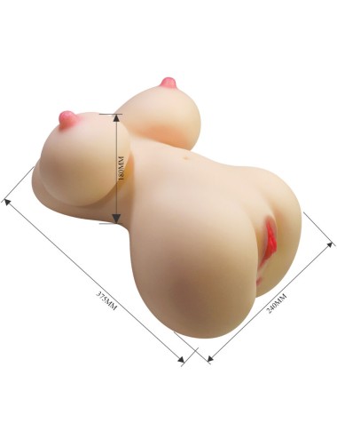 CRAZY BULL - FIONA TORSO FEMMINILE REALISTICO VAGINA E ANALE 7,1 KG