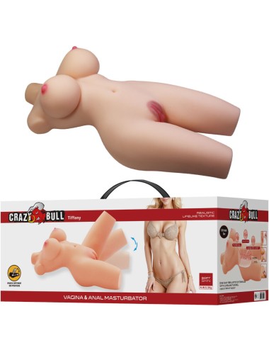 CRAZY BULL - TIFFANY TORSO FEMMINILE REALISTICO VAGINA E ANALE 5