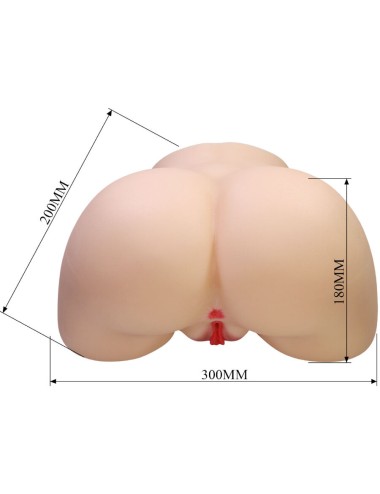 CRAZY BULL - OLIVIA REALISTICO SEDERE FEMMINILE VAGINA E ANALE 5,5 KG