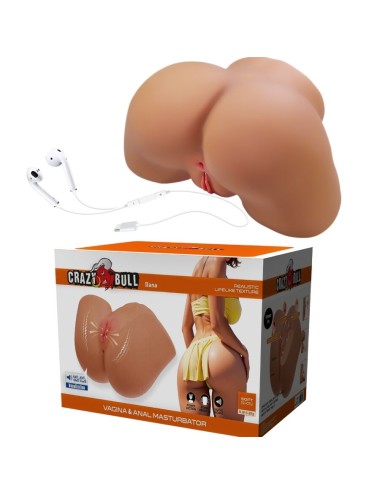 CRAZY BULL - ILANA VIBRATORE E SUCCHIATORE REALISTICO PER POLSO FEMMINILE CON SUONO 6
