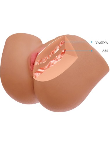 CRAZY BULL - ILANA VIBRATORE E SUCCHIATORE REALISTICO PER POLSO FEMMINILE CON SUONO 6,8 KG