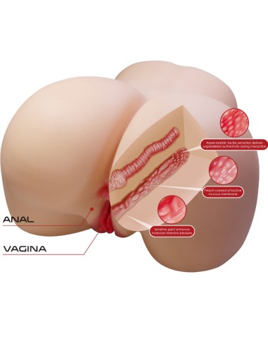 CRAZY BULL - JULIA REALISTICA FEMMINILE SEDERE VAGINA E ANALE 11 KG