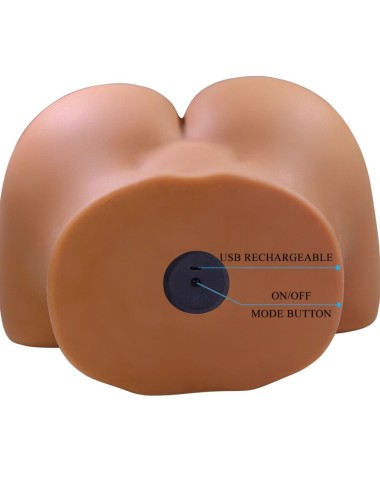 CRAZY BULL - WENDY VIBRATORE E SUCCHIATORE REALISTICO PER POLSO FEMMINILE CON SUONO 11 KG