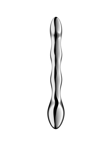 SATISFYER - DILDO A DOPPIA ESTREMITÀ IN ACCIAIO INOX COSMIC CREST 2