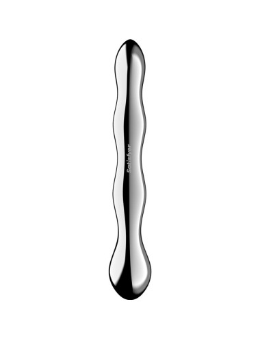 SATISFYER - DILDO A DOPPIA ESTREMITÀ IN ACCIAIO INOX COSMIC CREST 2