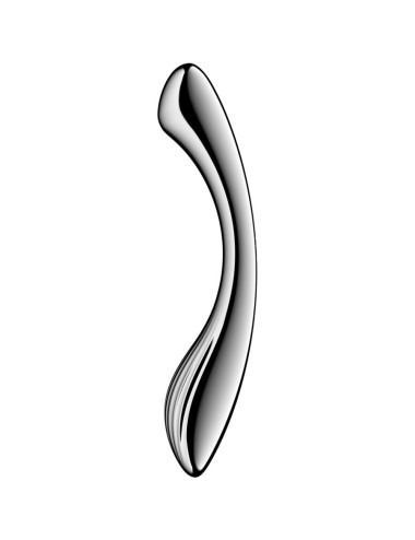 SATISFYER - DILDO A DOPPIA ESTREMITÀ IN ACCIAIO INOX PURE GRAVITY 1