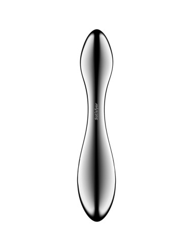 SATISFYER - DILDO A DOPPIA ESTREMITÀ IN ACCIAIO INOX PURE GRAVITY 3