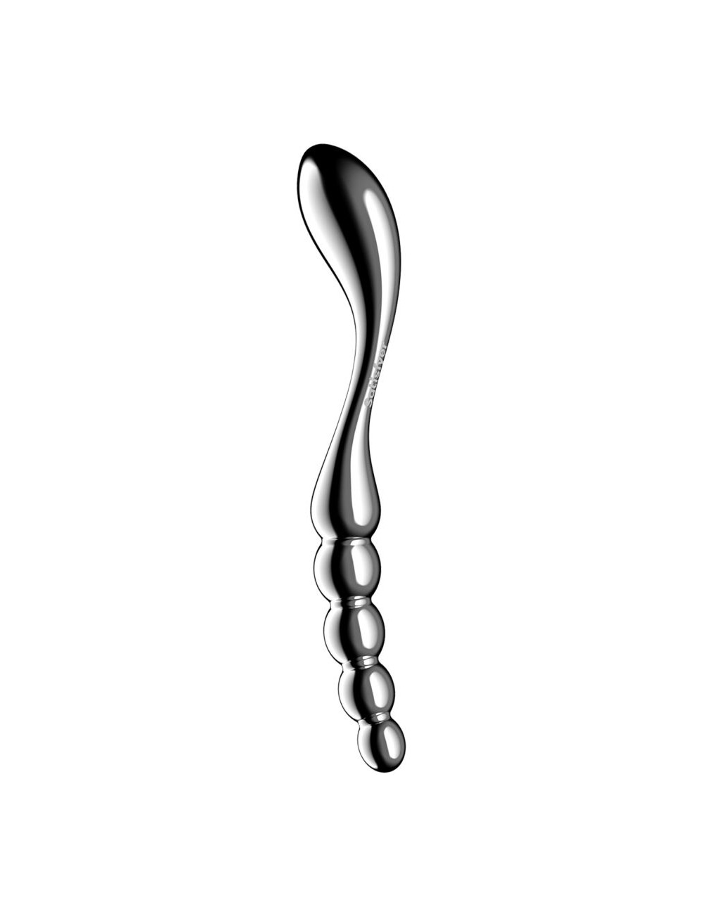 SATISFYER - DILDO A DOPPIA ESTREMITÀ IN ACCIAIO INOX STAR FORCE 1