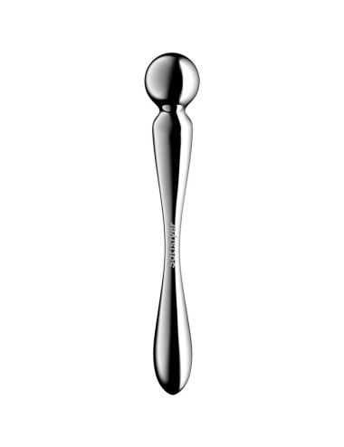 SATISFYER - DILDO A DOPPIA ESTREMITÀ IN ACCIAIO INOX STAR FORCE 2