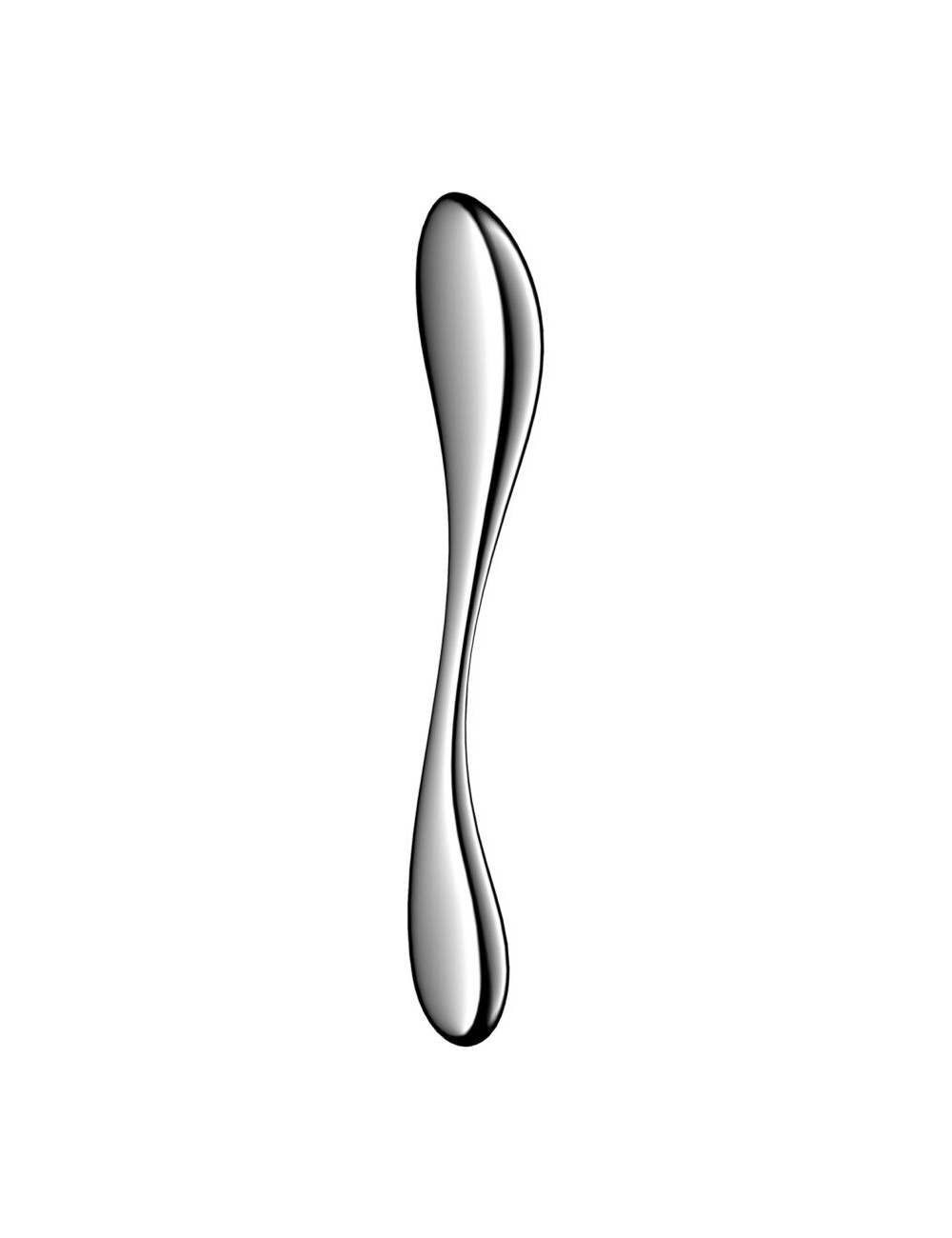 SATISFYER - DILDO A DOPPIA ESTREMITÀ IN ACCIAIO INOX STAR FORCE 3