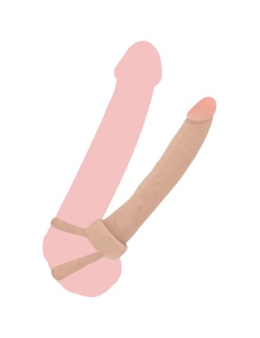 GET REAL - PENETRATORE ANALE IN SILICONE DOUBLE TROUBLE 16 CM