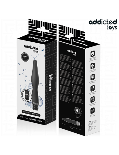ADDICTED TOYS - PULITORE ANALE CON ADATTATORE UNIVERSALE MODELLO 2
