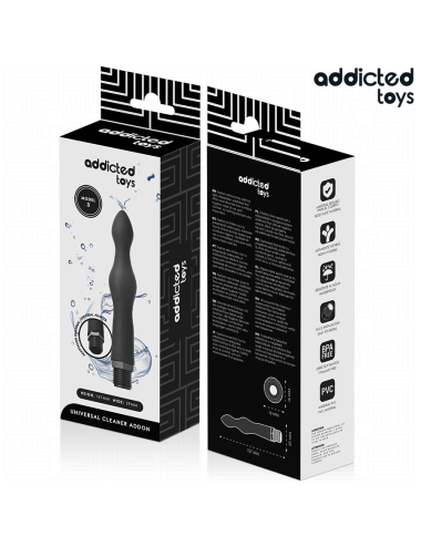 ADDICTED TOYS - PULITORE ANALE CON ADATTATORE UNIVERSALE MODELLO 3