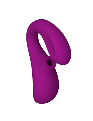 LELO - ENIGMA MASSAGGIATORE A DOPPIA ASPIRAZIONE ROSA PROFONDA