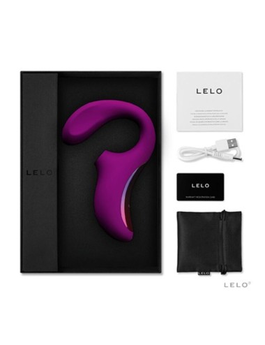 LELO - ENIGMA CRUISE MASSAGGIATORE SONICO A DOPPIA STIMOLAZIONE DEEP ROSE