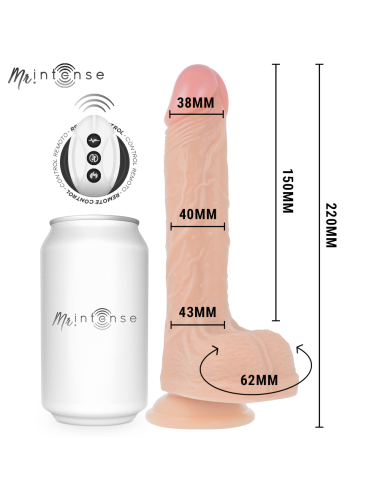 MR INTENSE - BROSNAN PENE REALISTICO TELECOMANDO 22 CM -O- 4 CM