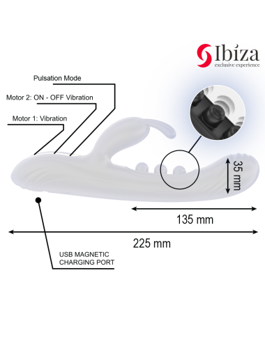 IBIZA - CONIGLIO VIBRANTE CON PULSAZIONE