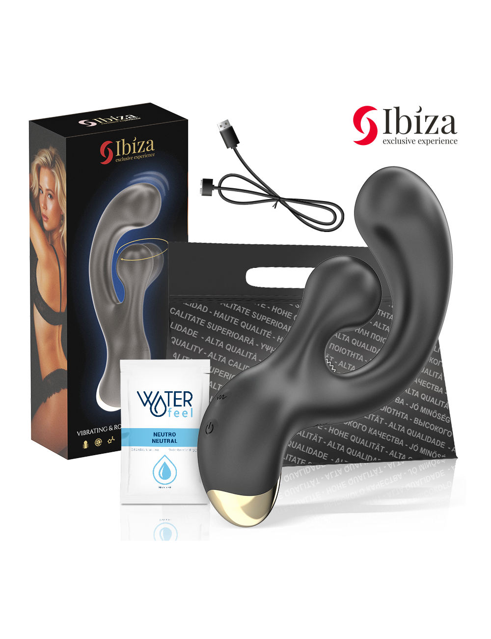 IBIZA - STIMOLATORE VIBRANTE E ROTANTE