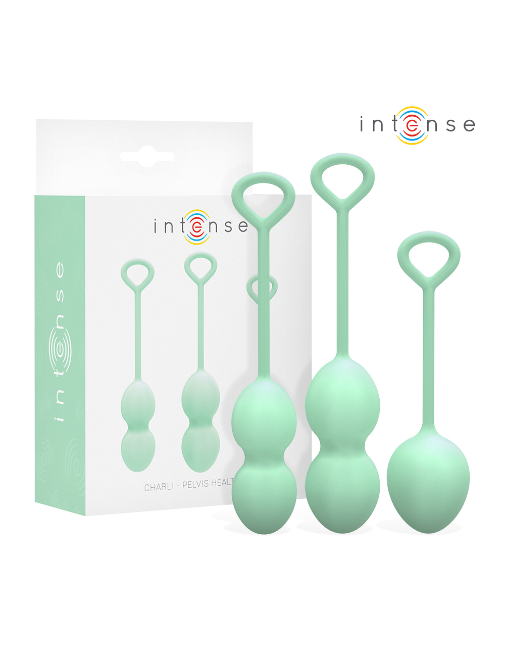 INTENSE - KIT PALLINE KEGEL CHARLI VERDE CHIARO