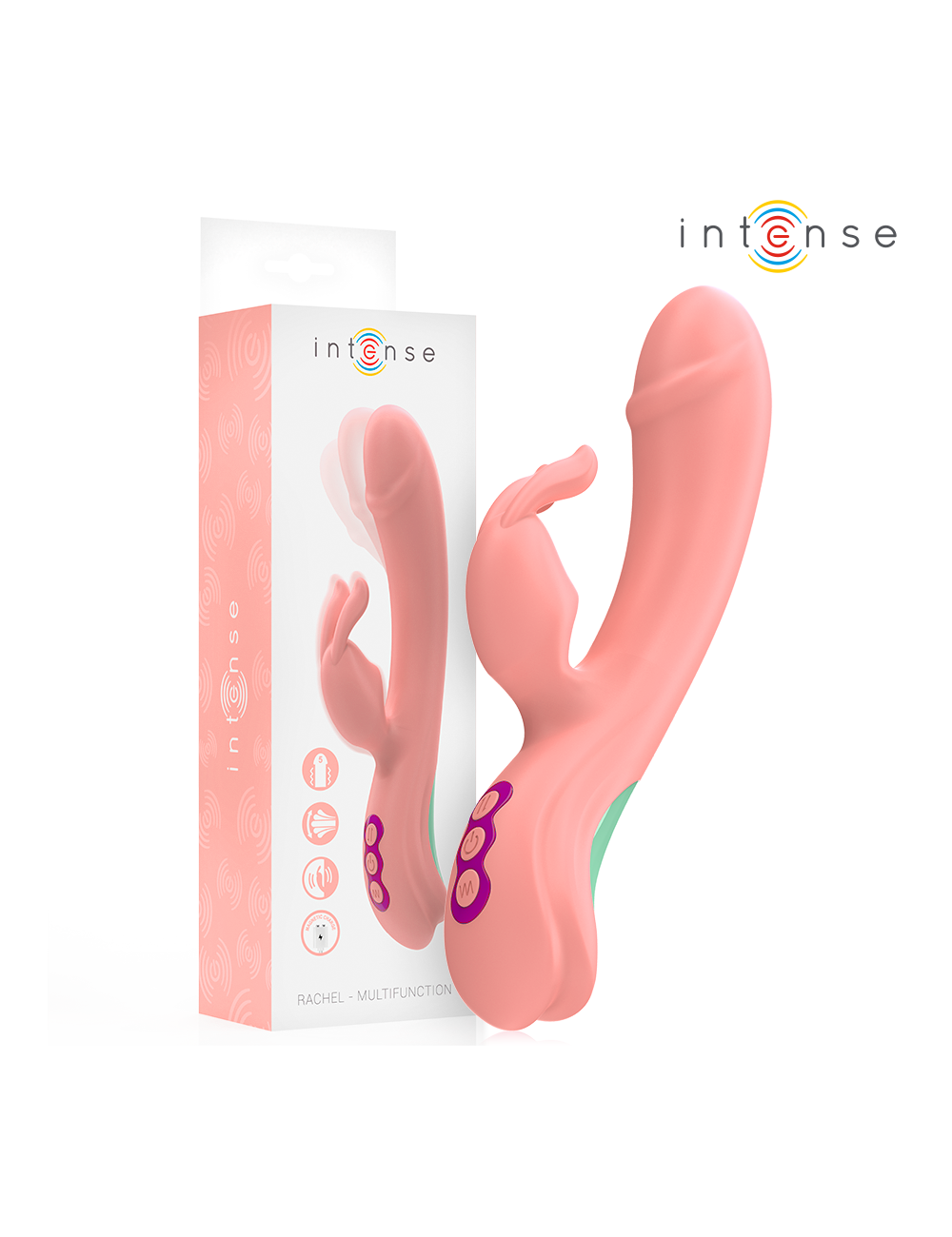 INTENSE - RACHEL RABBIT VIBRATOR 5 VIBRAZIONI ROSA
