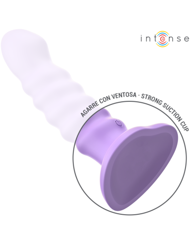 INTENSE - BRENDA VIBRATORE TAGLIA M DESIGN A SPIRALE 10 VIBRAZIONI TELECOMANDO VIOLA