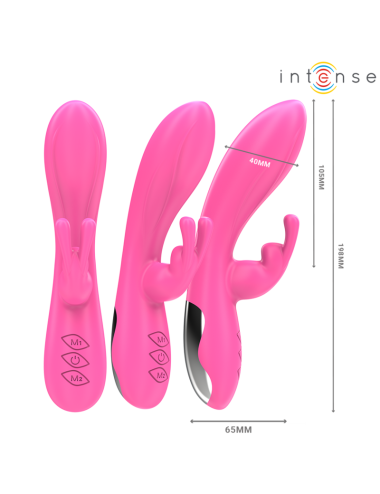 INTENSE - VIBRATORE RANDALL RABBIT 10 VIBRAZIONI ROSA