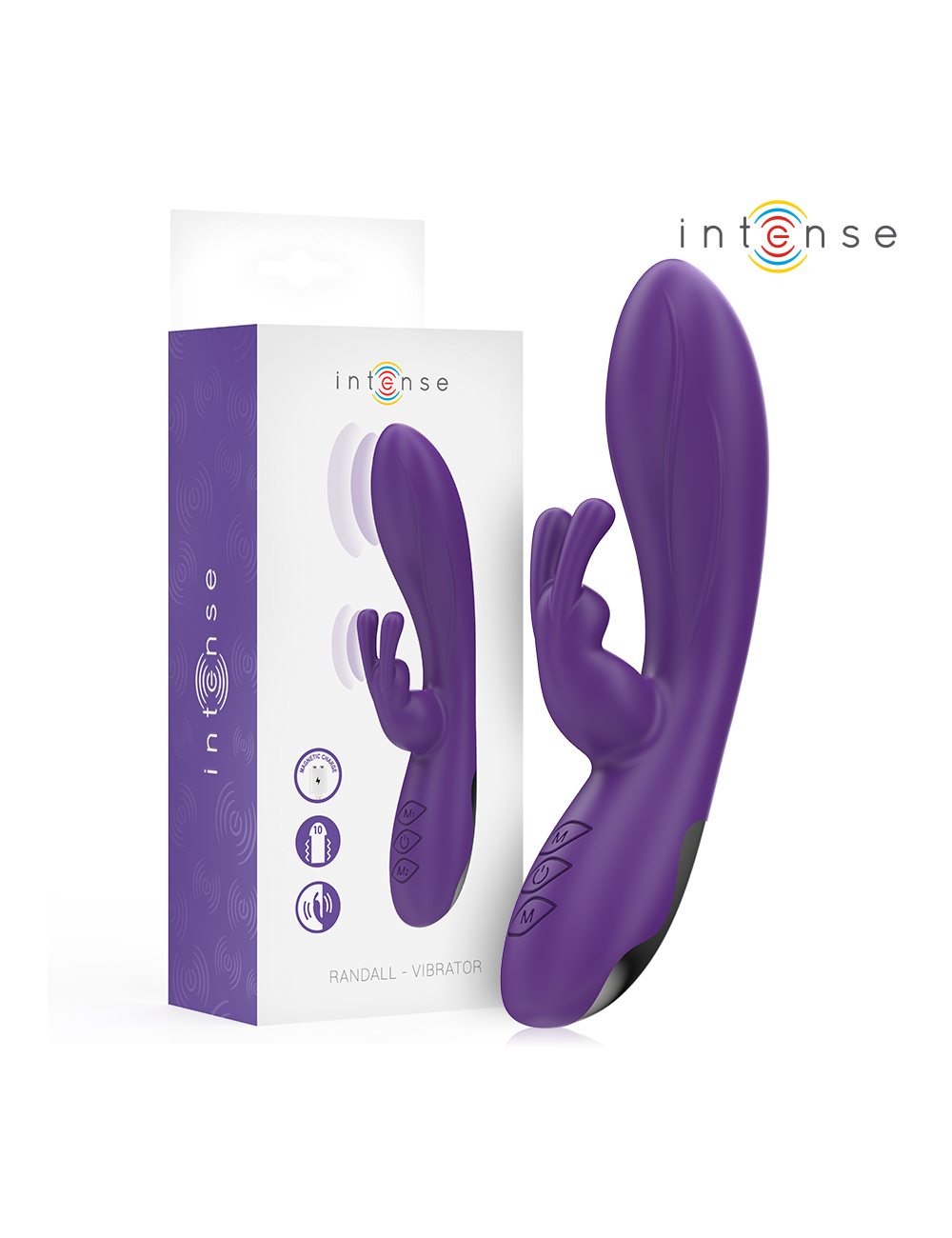 INTENSE - VIBRATORE RANDALL RABBIT 10 VIBRAZIONI VIOLA