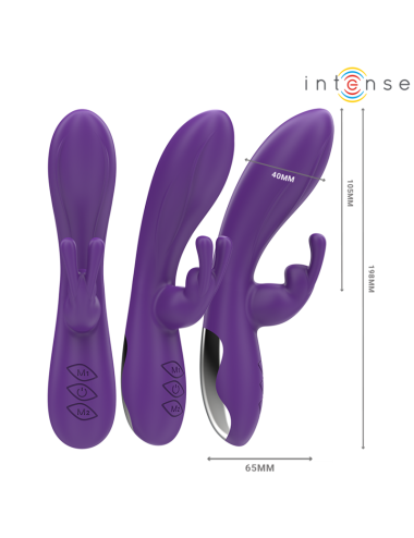 INTENSE - VIBRATORE RANDALL RABBIT 10 VIBRAZIONI VIOLA
