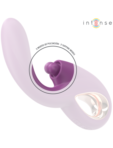 INTENSE - LALI VIBRATORE MULTIFUNZIONE PUNTO G TAPPING & THRUST & VIBRATION VIOLA