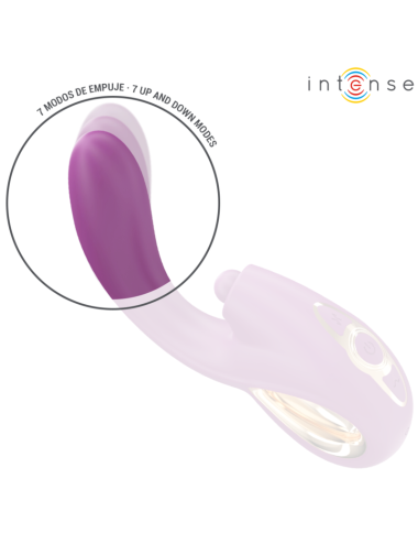 INTENSE - LALI VIBRATORE MULTIFUNZIONE PUNTO G TAPPING & THRUST & VIBRATION VIOLA